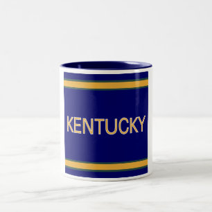 2 Couleurs Le Kentucky tasse à deux tons de 11 onces