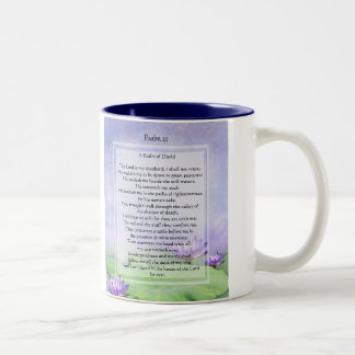 2 Couleurs Le KRW le seigneur est ma tasse de café du psaume