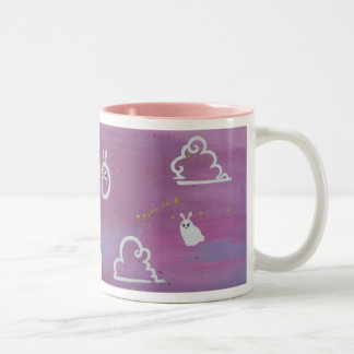2 Couleurs Le "lapin opacifie" la tasse