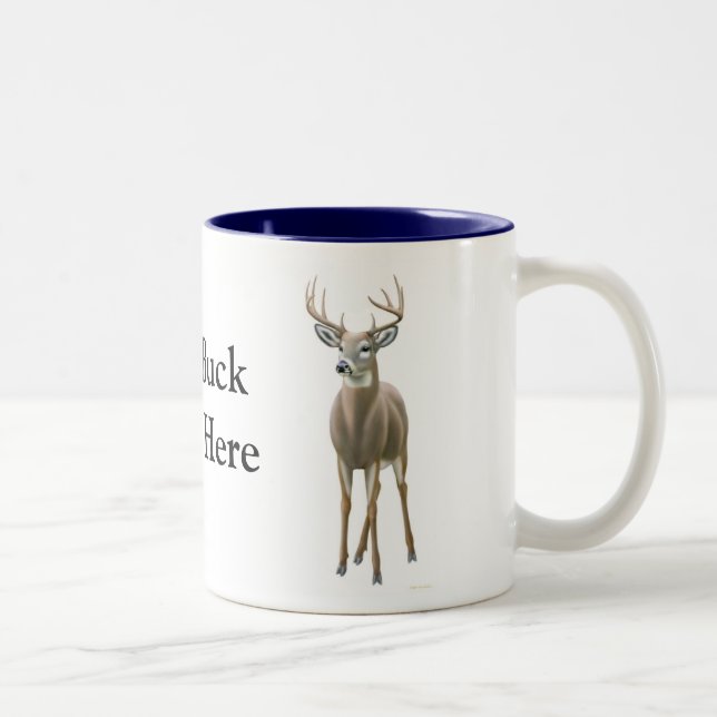 2 Couleurs Le mâle arrête ici la tasse (Droit)