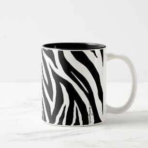 2 Couleurs Le zèbre frais barre la tasse