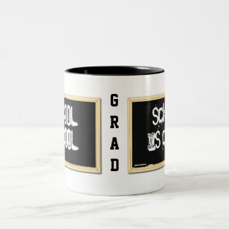 2 Couleurs L'école est tasse fraîche