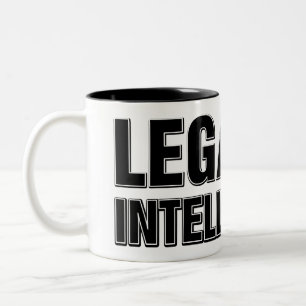 2 Couleurs Légalisez la tasse d'intelligence