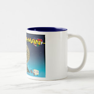 2 Couleurs Les aventures de la tasse à deux tons d'homme de