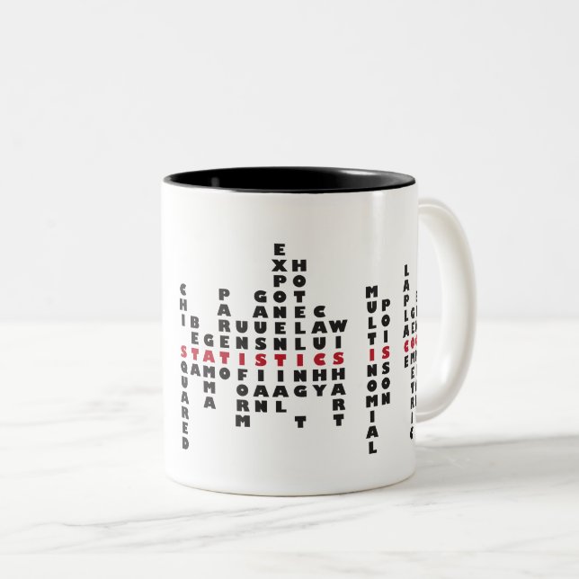 2 Couleurs Les statistiques est tasse fraîche (Devant droit)