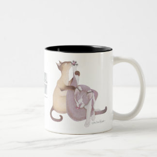 2 Couleurs L'usine de Hairball 11 onces. Tasse