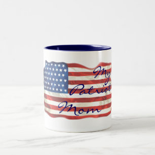 2 Couleurs MA tasse de MAMAN de PATRIOTE