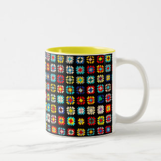 2 Couleurs Mamie vintage ajuste la tasse à deux tons de 11