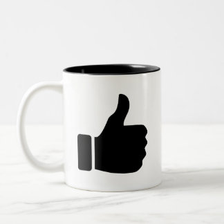 2 Couleurs "Manie maladroitement vers le haut" de la tasse de