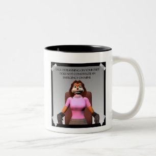 2 Couleurs Manque de tasse de planification