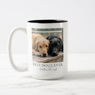 2 Couleurs Meilleur Chien Jamais Tasse Photo Parent d'Animal