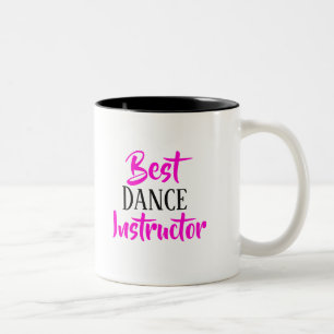 2 Couleurs Meilleure tasse d'instructeur de danse