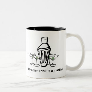 2 Couleurs Mon autre boisson est un martini - tasse