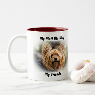 2 Couleurs Mon clébard ma tasse mes amis.