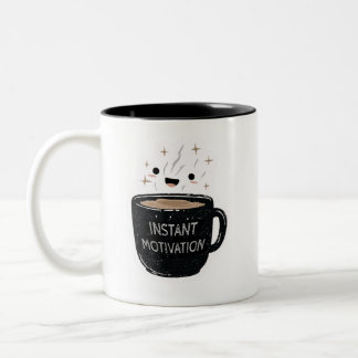 2 Couleurs Motivation Instantanée – Tasse de Café Mignonne Ka