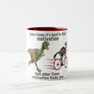 2 Couleurs motivation vous trouve drôle t-rex tasse design