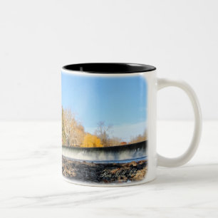 2 Couleurs Moulin rouge, Clinton, New Jersey - tasse 11oz