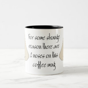 2 Couleurs Nez sur une tasse