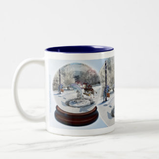2 Couleurs Noël bleu - tasse
