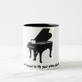 2 Couleurs N'oubliez pas d'incliner votre pianiste ! Tasse