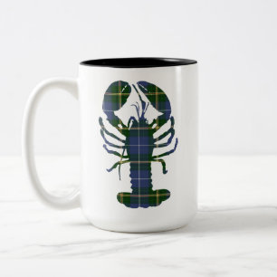 2 Couleurs Nouvelle-Écosse Tartan homster café tasse