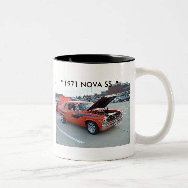 2 Couleurs Nova 1971 solides solubles - tasse de deux tons (Droit)