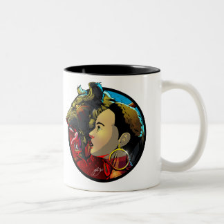 2 Couleurs Okira avec la tasse d'animal familier