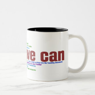 2 Couleurs Oui nous pouvons - tasse