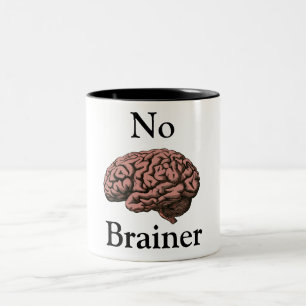 2 Couleurs Pas de tasse de café Brainer