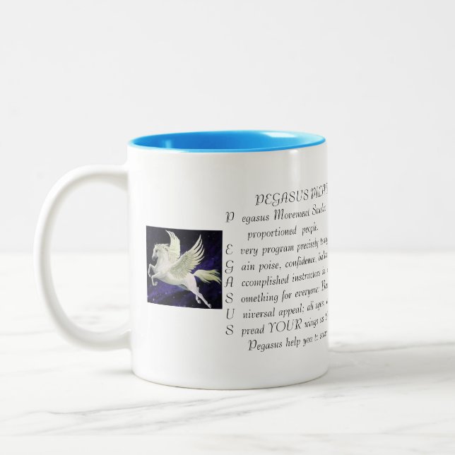 2 Couleurs Pegasus Pilates plus la tasse (Gauche)