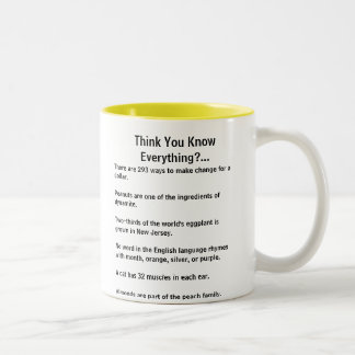 2 Couleurs Pensez que vous savez tout avant de tasse