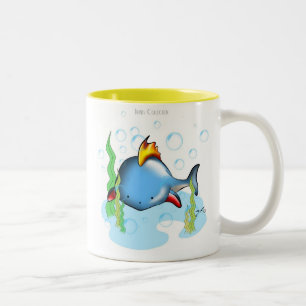 2 Couleurs Petite tasse de poissons