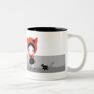 2 Couleurs Petite tasse rouge foncée de capuchon