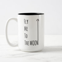 Pilotez-moi à la lune - la tasse nerd libre de