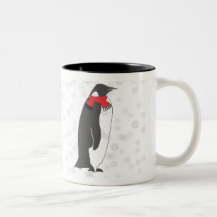 2 Couleurs PINGOUINS DANS la tasse de NEIGE