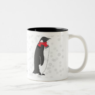 2 Couleurs PINGOUINS DANS la tasse de NEIGE