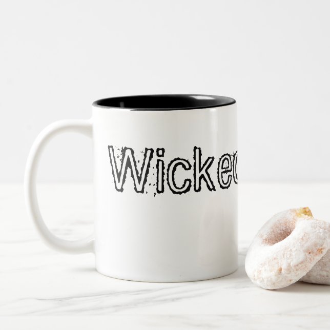 2 Couleurs "Pissah mauvais !" - Tasse citable (Avec donut)