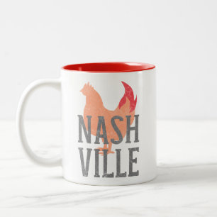 2 Couleurs Poulet chaud de Nashville - tasse