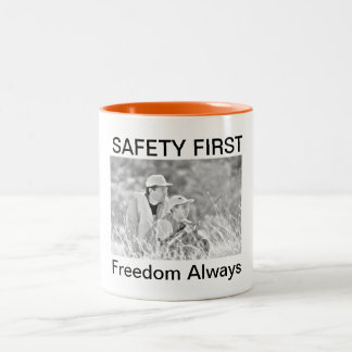 2 Couleurs PREMIÈRE de liberté de SÉCURITÉ tasse toujours