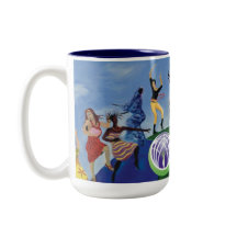 Recueillez la tasse globale de Matrix de femmes