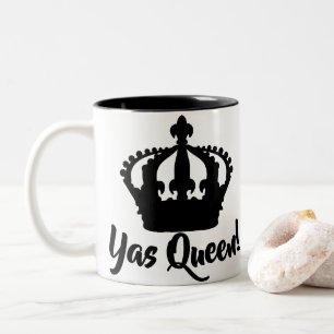 2 Couleurs Reine de Yas !  Tasse de couronne