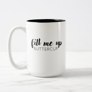 2 Couleurs Remplissez-moi, tasse de renoncule