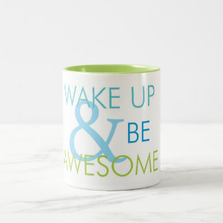 2 Couleurs Réveillez-vous et soyez tasse impressionnante