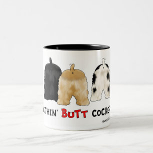 2 Couleurs Rien n'aboutent la tasse de cockers