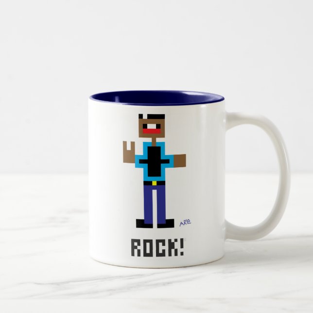 2 Couleurs Roche ! tasse (Droit)