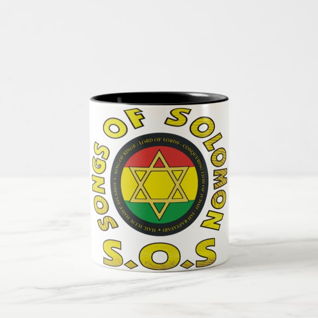2 Couleurs S.O.S. Tasse (Centre)
