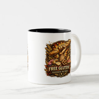 2 Couleurs Sans Gluten ! Tasse à café drôle pour amateur de p