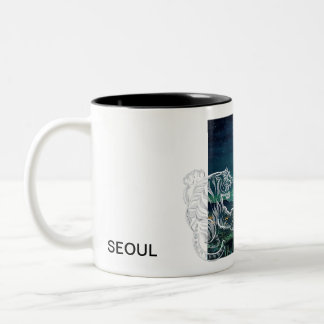 2 Couleurs SAOUL Tasse de tigre paysage