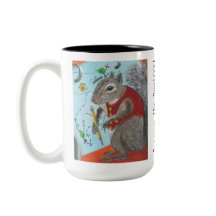 Sauter la tasse de café de l'écureuil