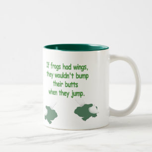 2 Couleurs Si les grenouilles avaient des ailes… Tasse